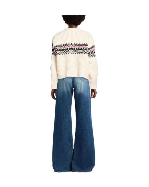 Rag & Bone Natural Multicolour Jumper