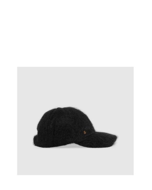 Gucci Black Logo Plaque Baseball Cap