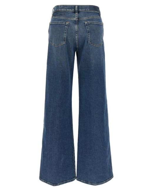 7 For All Mankind Blue Patch Pocket Jeans