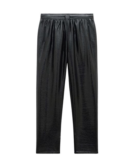 Courreges Black Elastic Waist Casual Pants