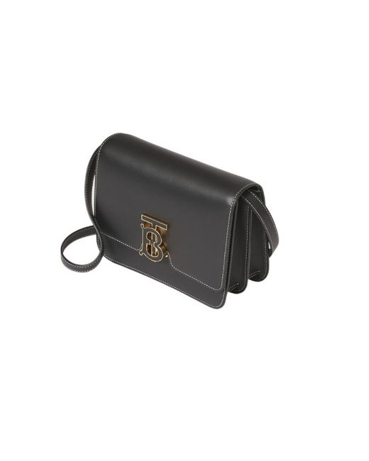 Burberry Black Small Tb Monogram Bag