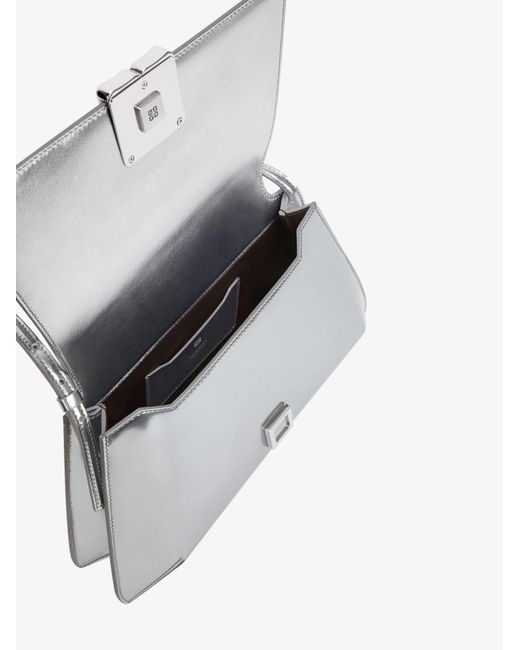 Givenchy White 4G Liquid Shoulder Bag