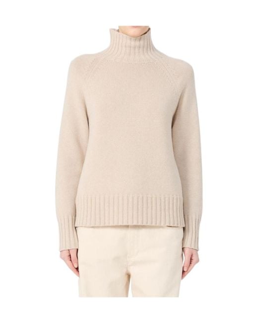 Max Mara Natural Long-Sleeved Sweater
