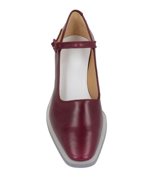 MM6 by Maison Margiela Purple Mary Jane Leather Shoes