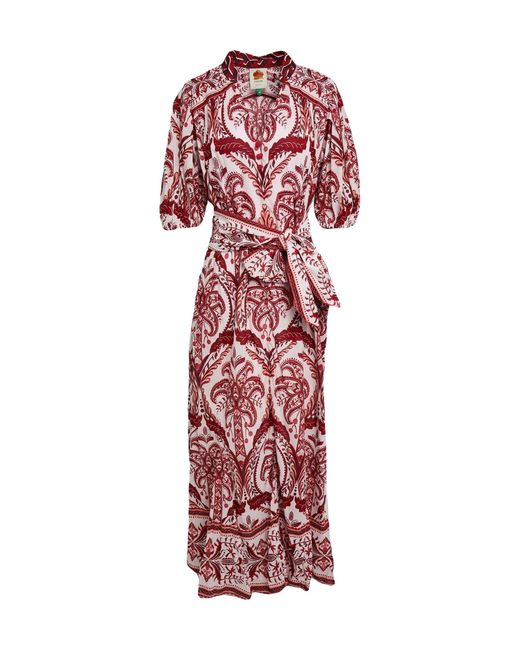 Farm Rio Red Long Dresses