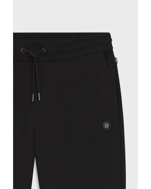 Boss Black Drawstring Sweatpants for men