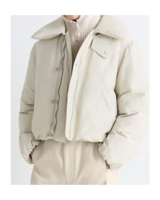 Lemaire Natural Elasticated Cuff Puffer Jacket