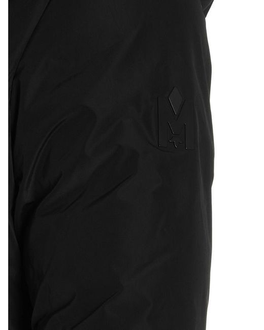 Mackage Black Hooded Down Jacket
