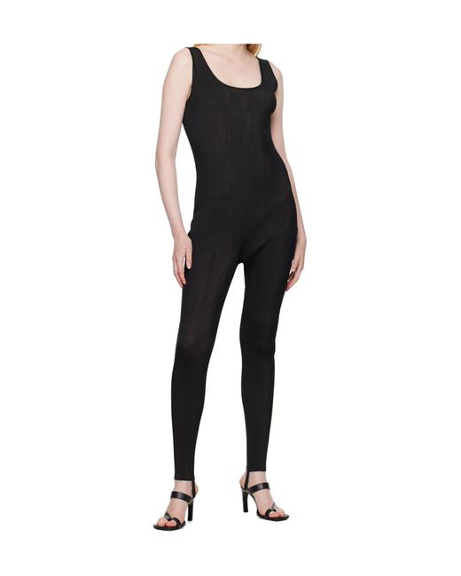 RECTO. Black Footed Jumpsuit
