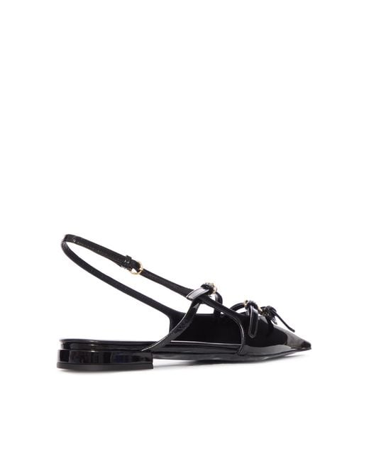 Miu Miu Multicolor Pointed-Toe Slingback Ballerinas