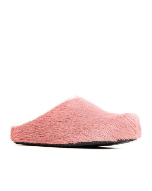 Marni Pink Fussbett Slip-On Flat Mules for men