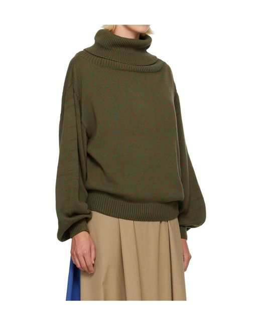 Baserange Green Turtleneck Sweater