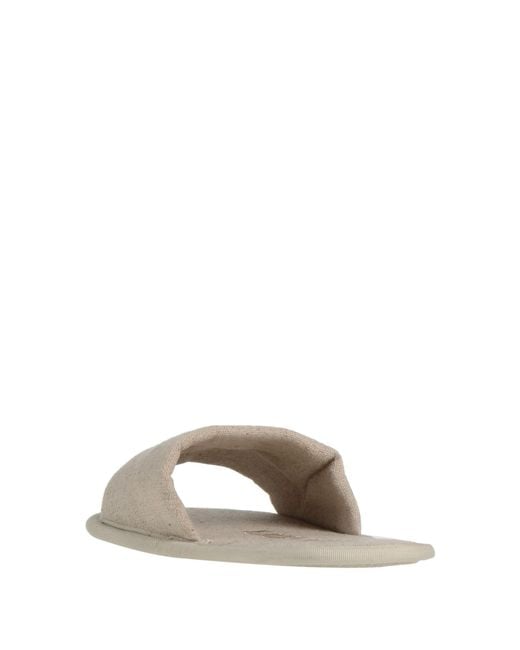 Max Mara White Slides And Slippers