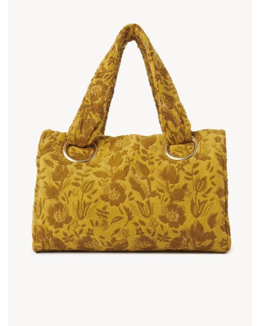 Chloé Metallic Chloé Large Terry Plage Tote Bag