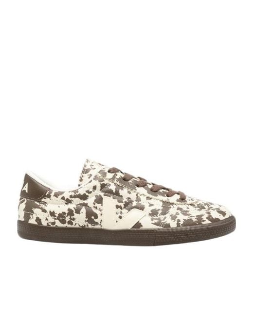 Veja Multicolor Panelled Low-Top Sneakers