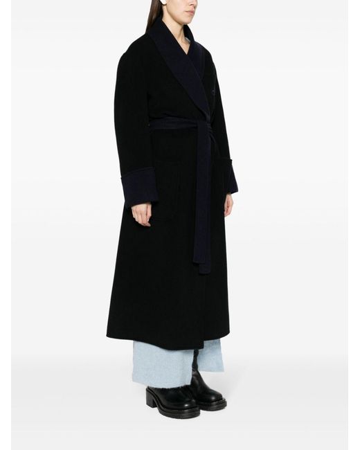 Vivienne Westwood Black Long-Sleeved Embroidered Coat
