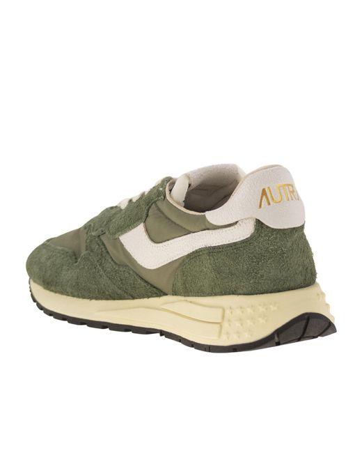 Autry Green Reelwind Low-Top Sneakers for men