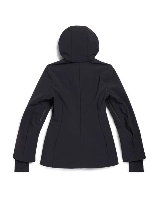 Balenciaga Blue 3B Icon Ski Hourglass Parka