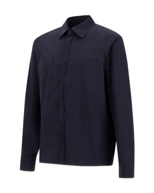 Herno Blue Resort Shirt for men