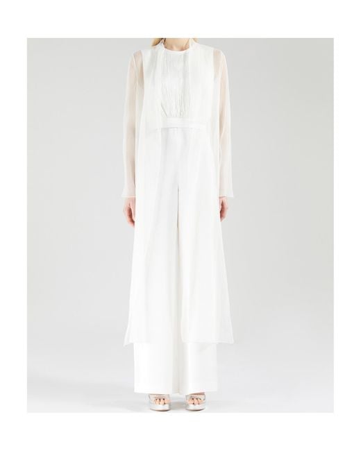Max Mara White Crepe Jacket
