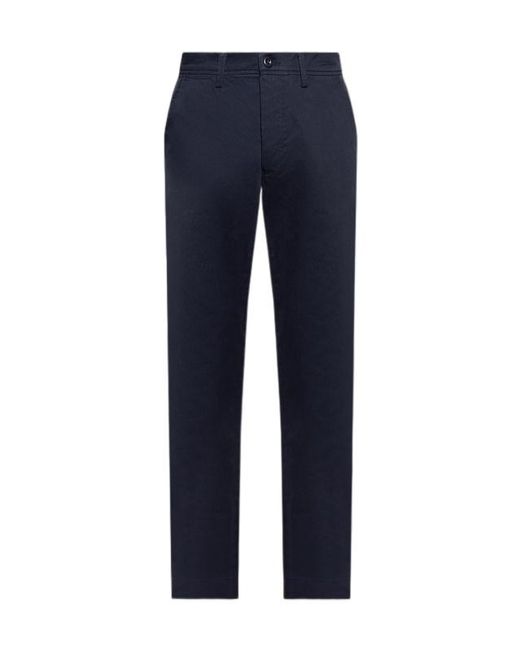 Officine Generale Blue Officine Générale Straight-Leg Chino Pants for men