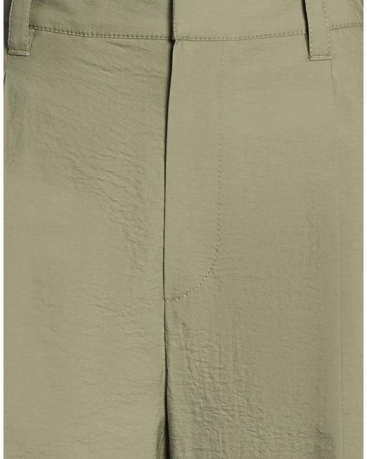 Brunello Cucinelli Green Plain Colour Casual Trousers