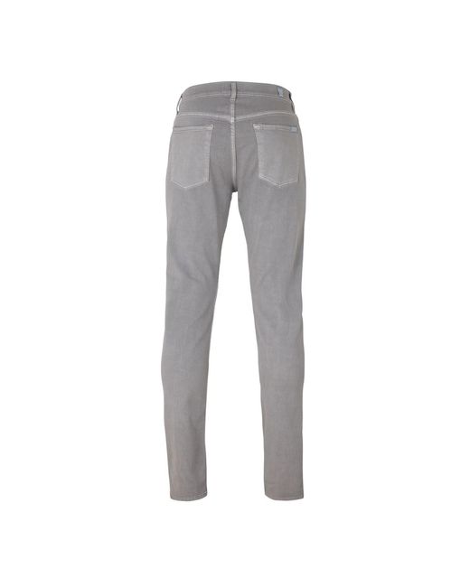 7 For All Mankind Gray 7Fam The Straight Sn62 for men