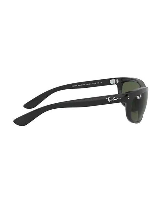 Ray-Ban Green Balorama Shield Frame Sunglasses for men