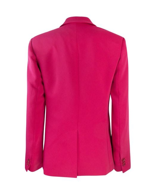 P.A.R.O.S.H. Pink Single-Breasted Blazer