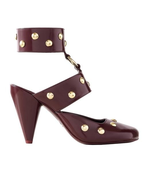 Chloé Brown 90Mm Jade Sandals