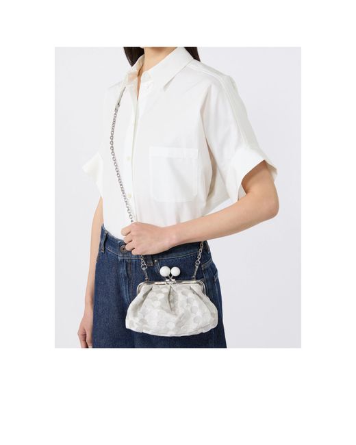 Weekend by Maxmara White Pasticcino Small Shoulder Bag