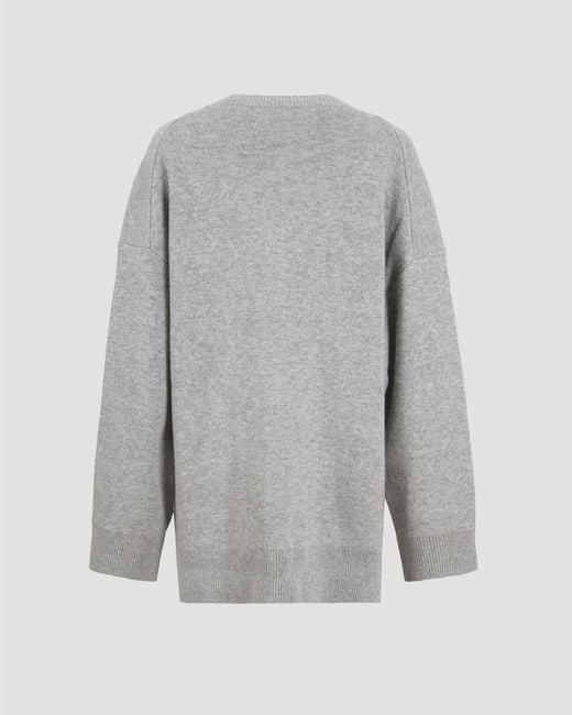 Totême  Gray Totême Longline Cardigan