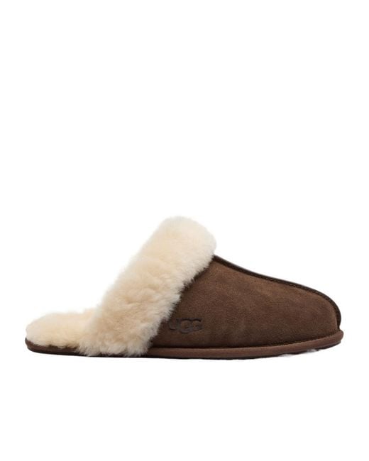 Ugg Brown Scuffette Ii Suede Slippers