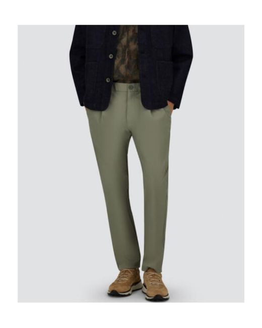 Herno Gray Button Detailed Tapered Trousers for men