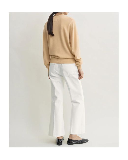 Totême Natural Long Sleeve Sweater