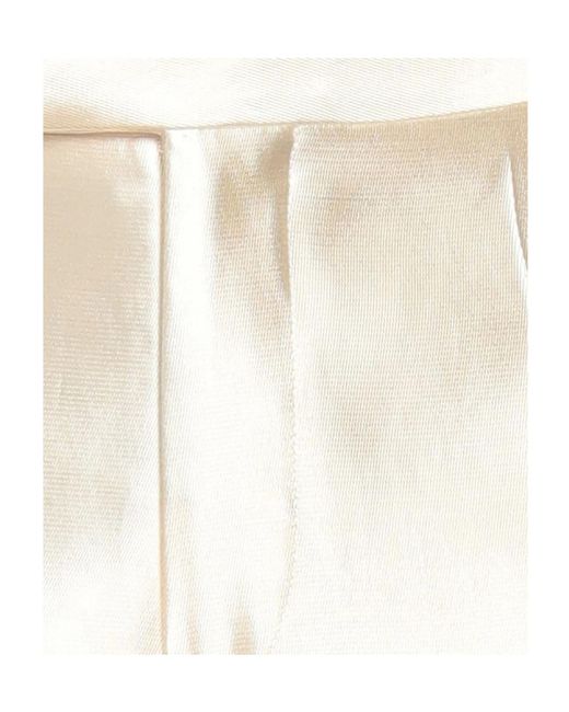 Maison Margiela White Versatile Premium Solid Dress Pants