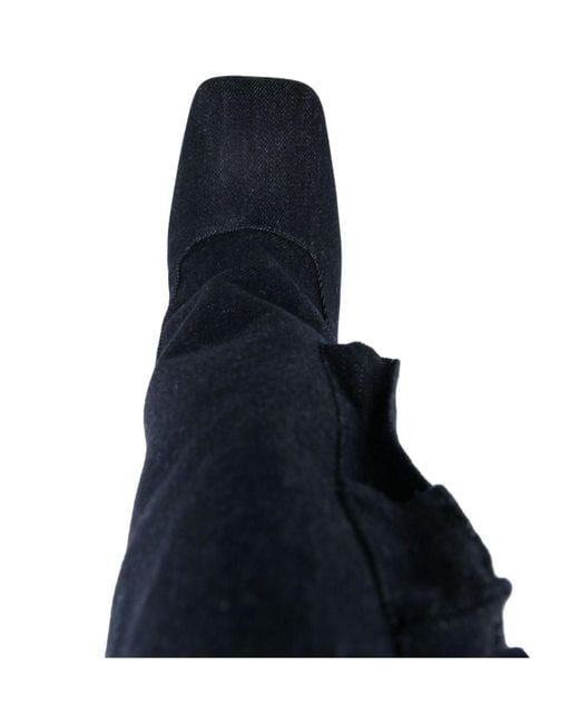 The Attico Blue The Sienna Tube Boots