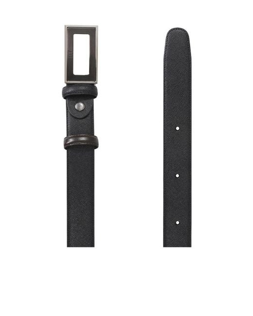 Dunhill White Logo Belt for men