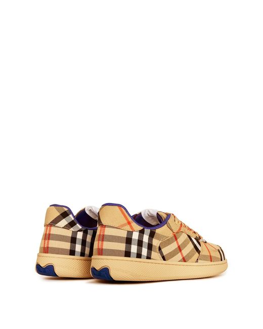 Burberry Natural Check Sneakers for men