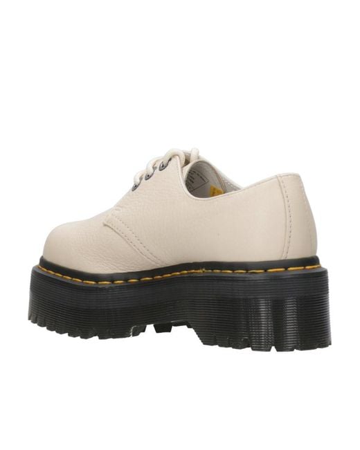 Dr. Martens White Thick-Soled Love Shoes