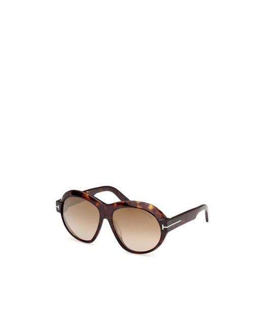 Tom Ford Multicolor Eyewear Inger Round Frame Sunglasses