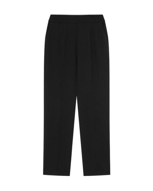 Pinko Black Parano High-Waist Cigarette Trousers