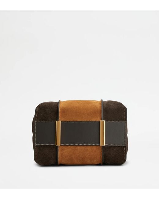 Tod's Brown Double-Handle Shoulder Bag
