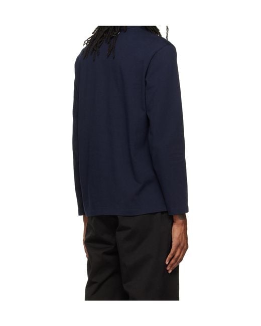 Thom Browne White Oversized Colorblock Rugby Polo for men