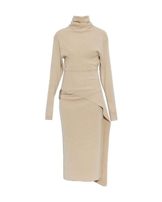 Lanvin Natural Turtleneck Dress