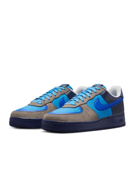 Nike Blue Air Force 1 'Stash 2024' Sneakers for men