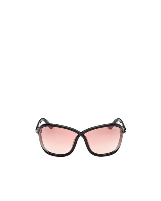 Tom Ford Pink Eyewear Butterfly Frame Sunglasses