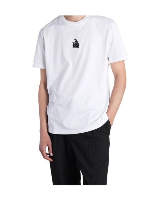 Lanvin White Short-Sleeved T-Shirt for men