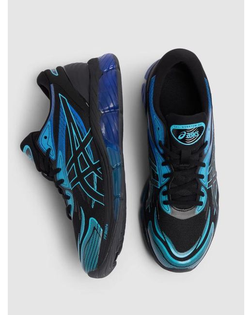 Asics Blue Lace-Up Low-Top Sneakers
