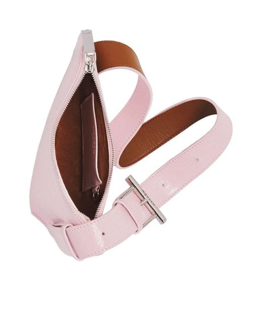 McQueen Pink T-Bar Sling Pouch